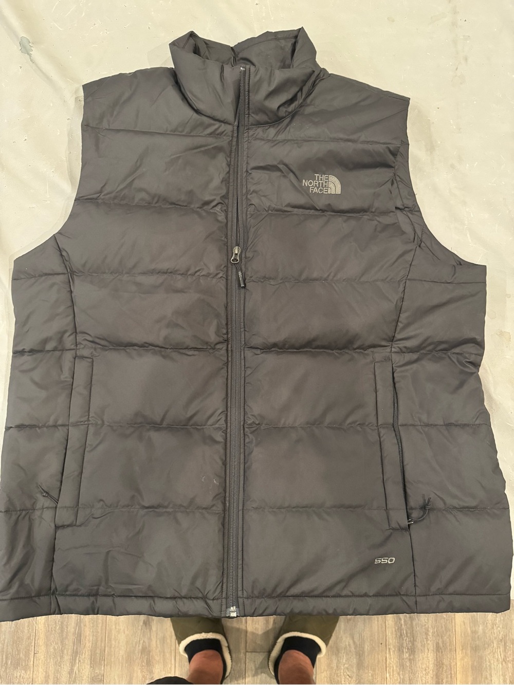 The North Face Black 550 Puffer Vest